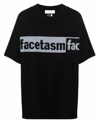 Facetasm Logo Print Cotton T Shirt
