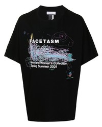 Facetasm Logo Print Cotton T Shirt