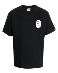 A Bathing Ape Logo Print Cotton T Shirt