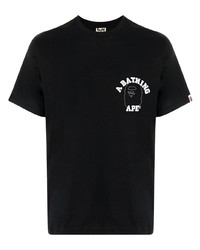 A Bathing Ape Logo Print Cotton T Shirt