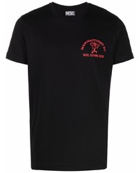 Diesel Logo Print Cotton T Shirt