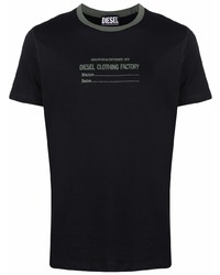 Diesel Logo Print Cotton T Shirt