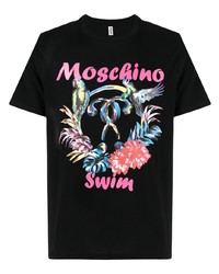 Moschino Logo Print Cotton T Shirt