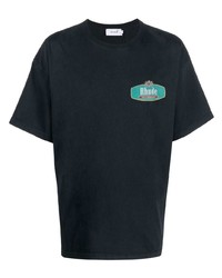 Rhude Logo Print Cotton T Shirt