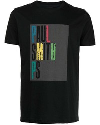 PS Paul Smith Logo Print Cotton T Shirt