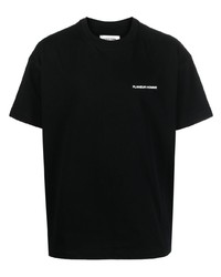 Flaneur Homme Logo Print Cotton T Shirt