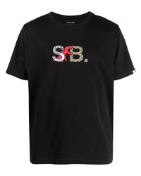 SPORT b. by agnès b. Logo Print Cotton T Shirt