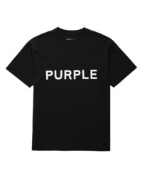 purple brand Logo Print Cotton T Shirt