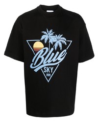 BLUE SKY INN Logo Print Cotton T Shirt