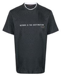 Peserico Logo Print Cotton T Shirt