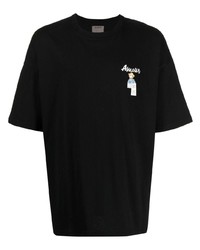 Musium Div. Logo Print Cotton T Shirt