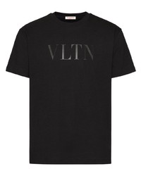 Valentino Garavani Logo Print Cotton T Shirt