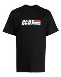 Clot Logo Print Cotton T Shirt