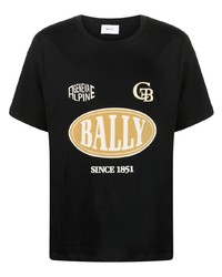 Bally Logo Print Cotton T Shirt