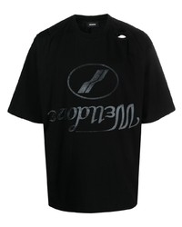 We11done Logo Print Cotton T Shirt