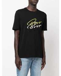 BOSS Logo Print Crew Neck T Shirt