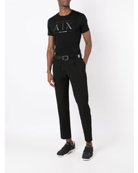 Armani Exchange Logo Print Crew Neck T Shirt