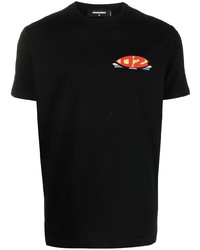 DSQUARED2 Logo Print Crew Neck T Shirt