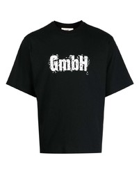 Gmbh Logo Print Crew Neck T Shirt