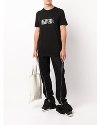 Rick Owens DRKSHDW Logo Print Crewneck T Shirt