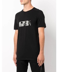 Rick Owens DRKSHDW Logo Print Crewneck T Shirt