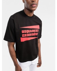 DSQUARED2 Logo Print Crewneck T Shirt
