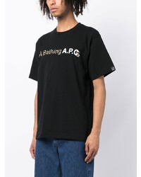 A Bathing Ape Logo Print Detail T Shirt