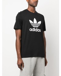 adidas Logo Print Detail T Shirt
