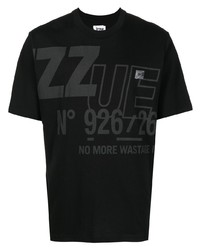 Izzue Logo Print Detail T Shirt