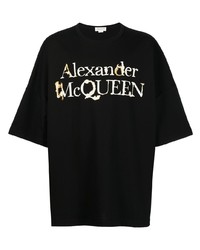 Alexander McQueen Logo Print Detail T Shirt