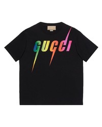 Gucci Logo Print Detail T Shirt