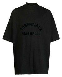 FEAR OF GOD ESSENTIALS Logo Print Drop Shoulder T Shirt
