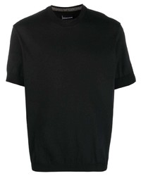 Emporio Armani Logo Print Neckline T Shirt