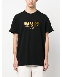 Maharishi Logo Print Organic Cotton T Shirt