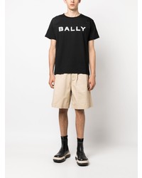 Bally Logo Print Organic Cotton T Shirt