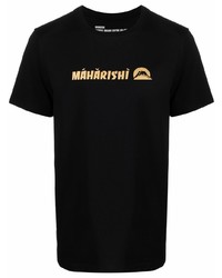 Maharishi Logo Print Organic Cotton T Shirt