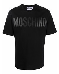 Moschino Logo Print Organic Cotton T Shirt