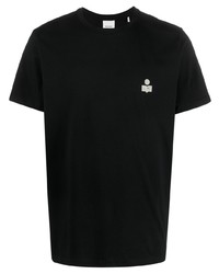 MARANT Logo Print Organic Cotton T Shirt