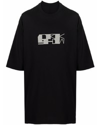 Rick Owens Logo Print Oversize T Shirt