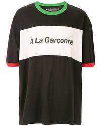 À La Garçonne Logo Print Oversized T Shirt