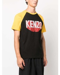 Kenzo Logo Print Raglan Sleeve T Shirt