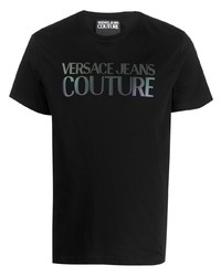 VERSACE JEANS COUTURE Logo Print Round Neck T Shirt