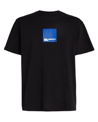 KARL LAGERFELD JEANS Logo Print Round Neck T Shirt