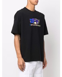 Ea7 Emporio Armani Logo Print Short Sleeve T Shirt