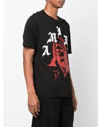 Amiri Logo Print Short Sleeve T Shirt