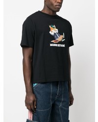 MAISON KITSUNÉ Logo Print Short Sleeve T Shirt