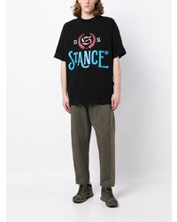 Stance Logo Print Short Sleeve T Shirt