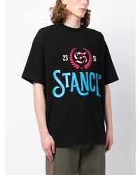 Stance Logo Print Short Sleeve T Shirt