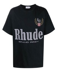 Rhude Logo Print Short Sleeve T Shirt