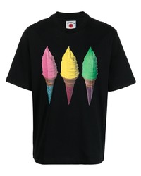 Icecream Logo Print Short Sleeve T Shirt